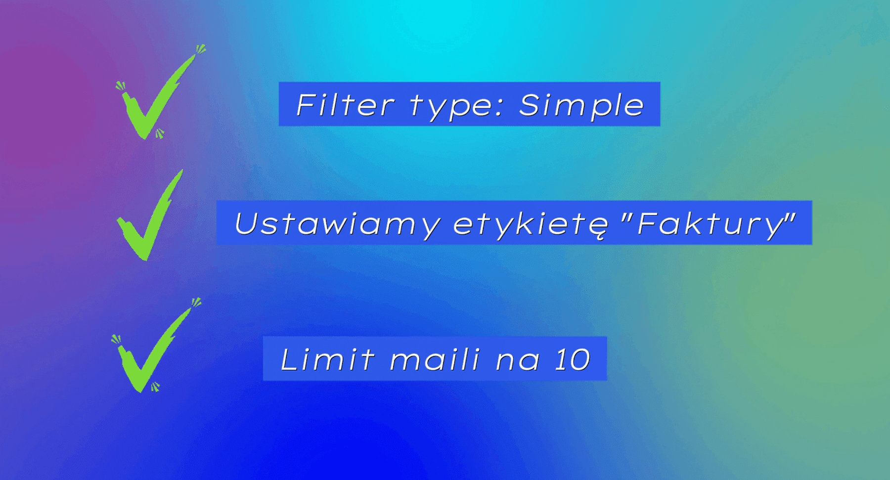 Ustawienia filtrowania Make.com